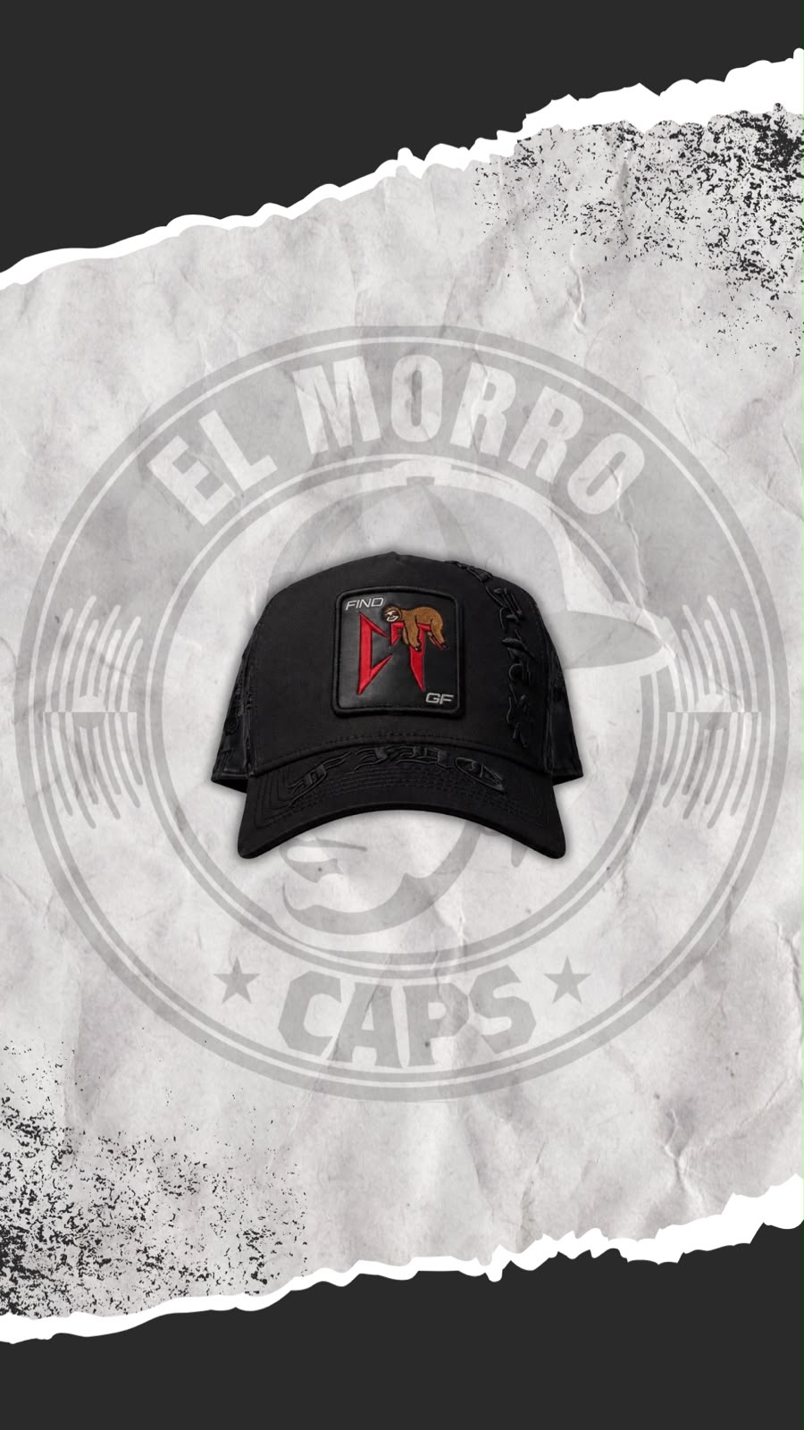 SLOTH BLACK TRUCKER - FINO