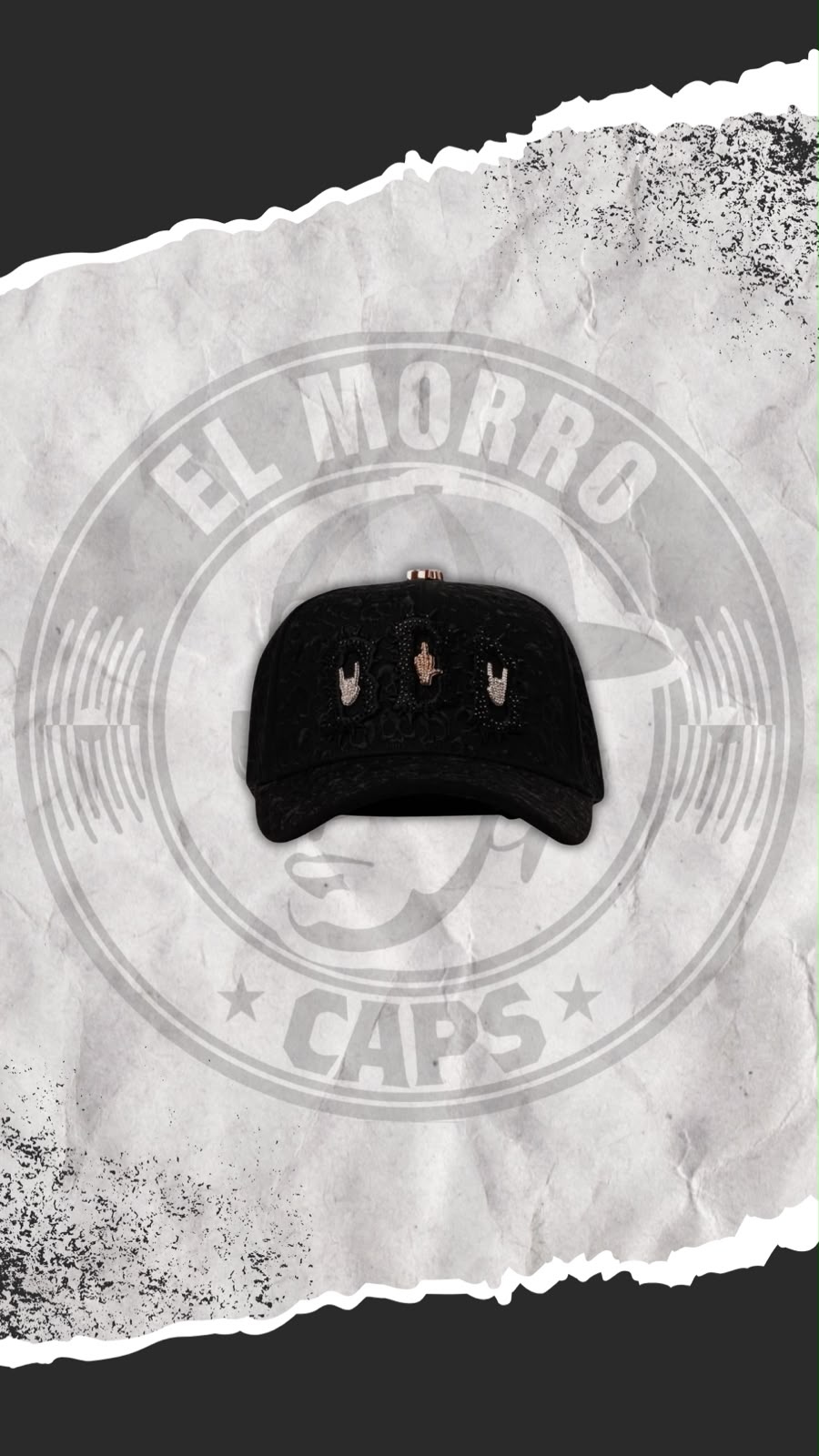 BARBAS HATS BBB HAND SKULL