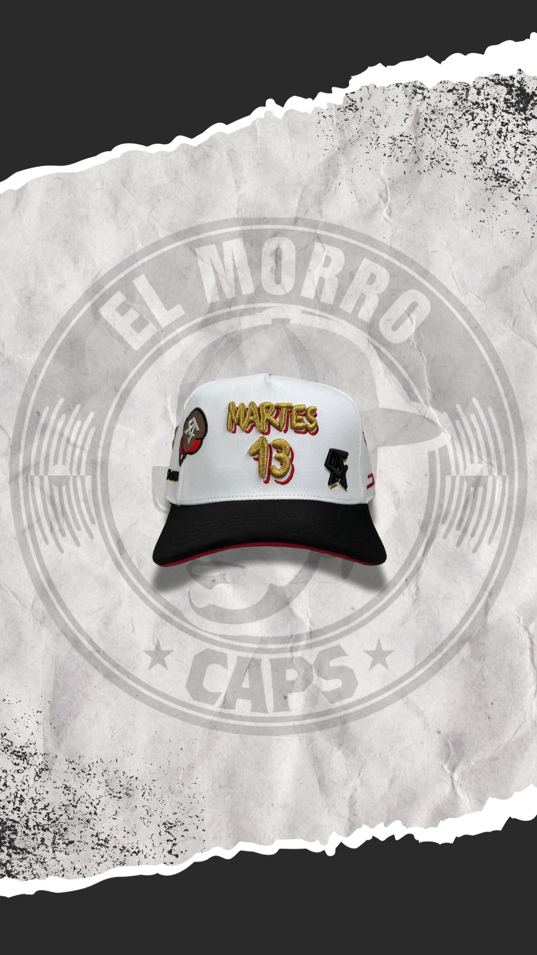 Jc hats martes 13 white