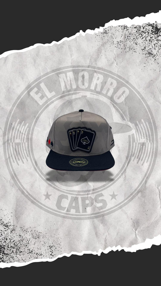 JC Hats Poker Color Gris